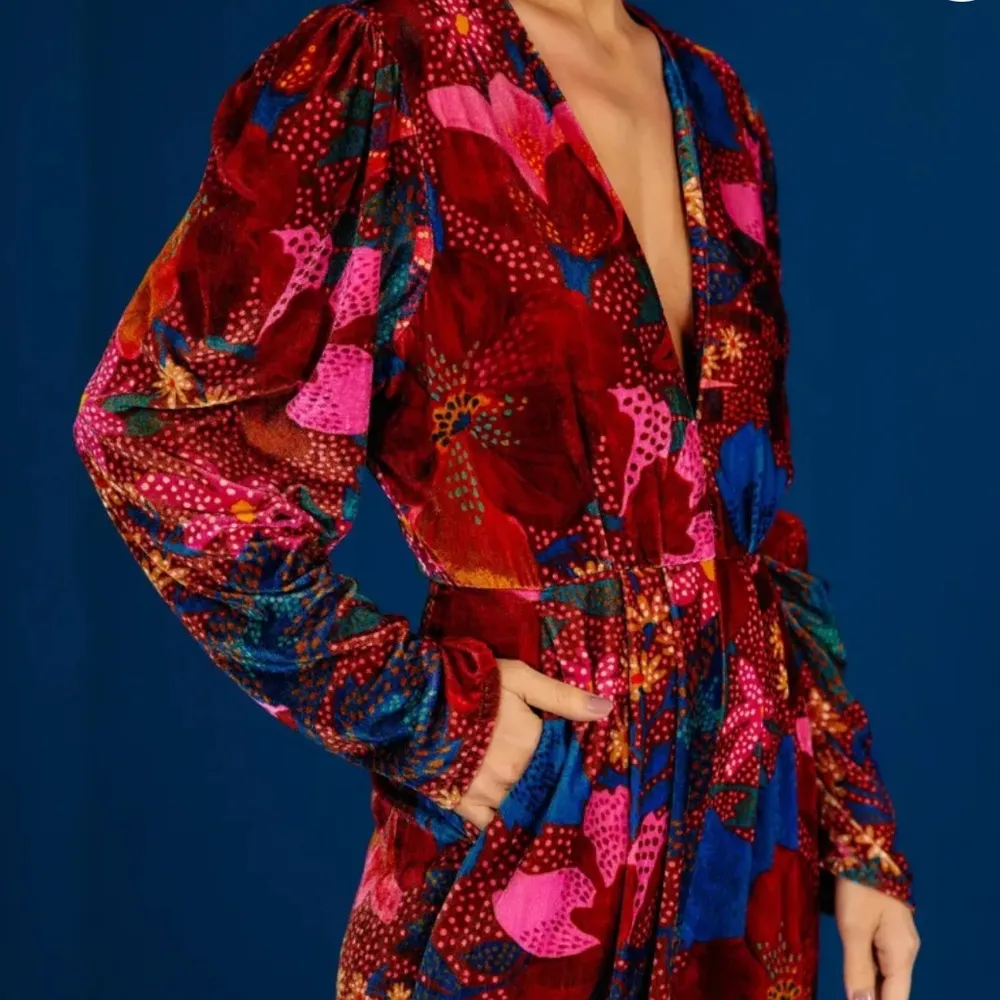 Farm Rio Anthropologie Wild Life Jumpsuit XS - Image 3