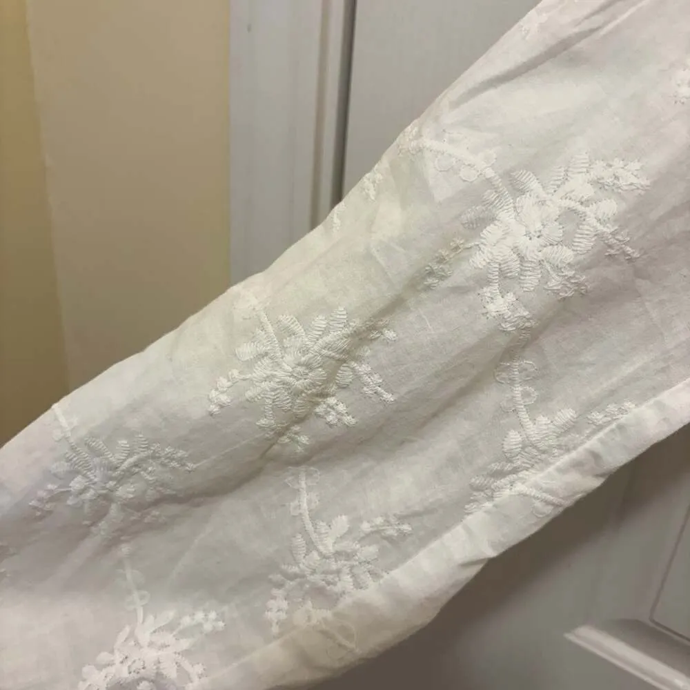 Lulus Be My Forever Love White Lace Embroidered Tiered Mini Dress scandi girl - Image 5