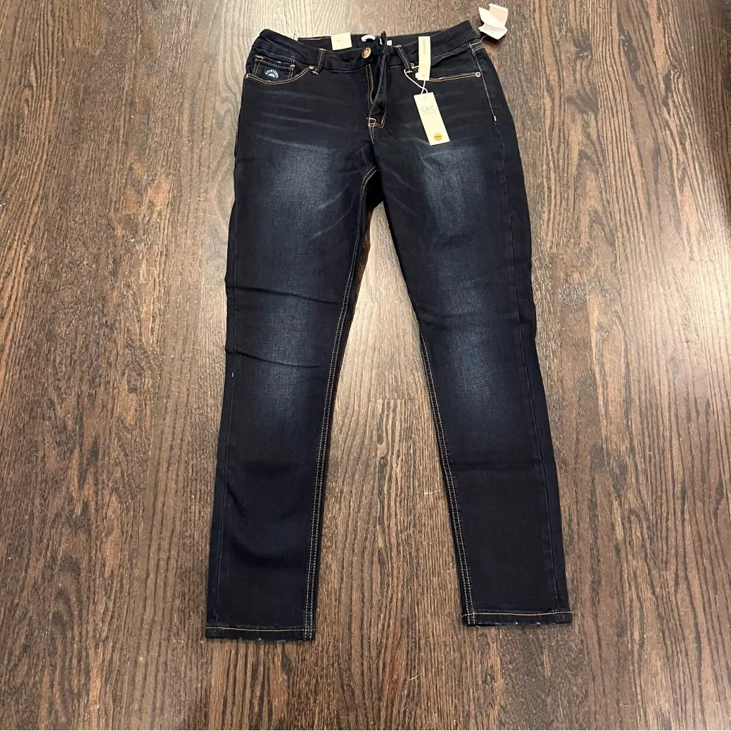 C&C California Women's Dark Wash Straight Leg Jeans - Image 2