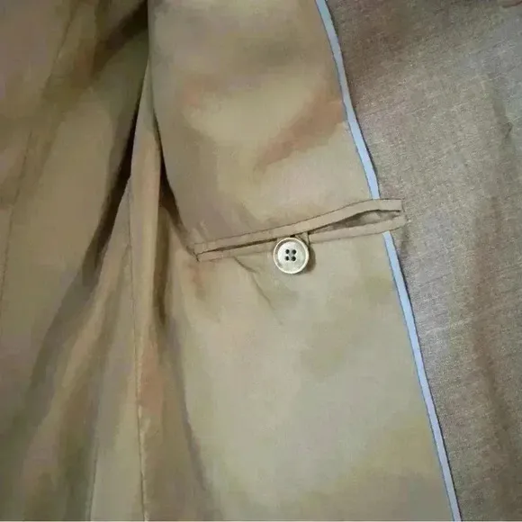 Eddie Bauer Blazer‎ Wool Blend Womens Size 2 Brown Casual Formal Timeless - Image 11