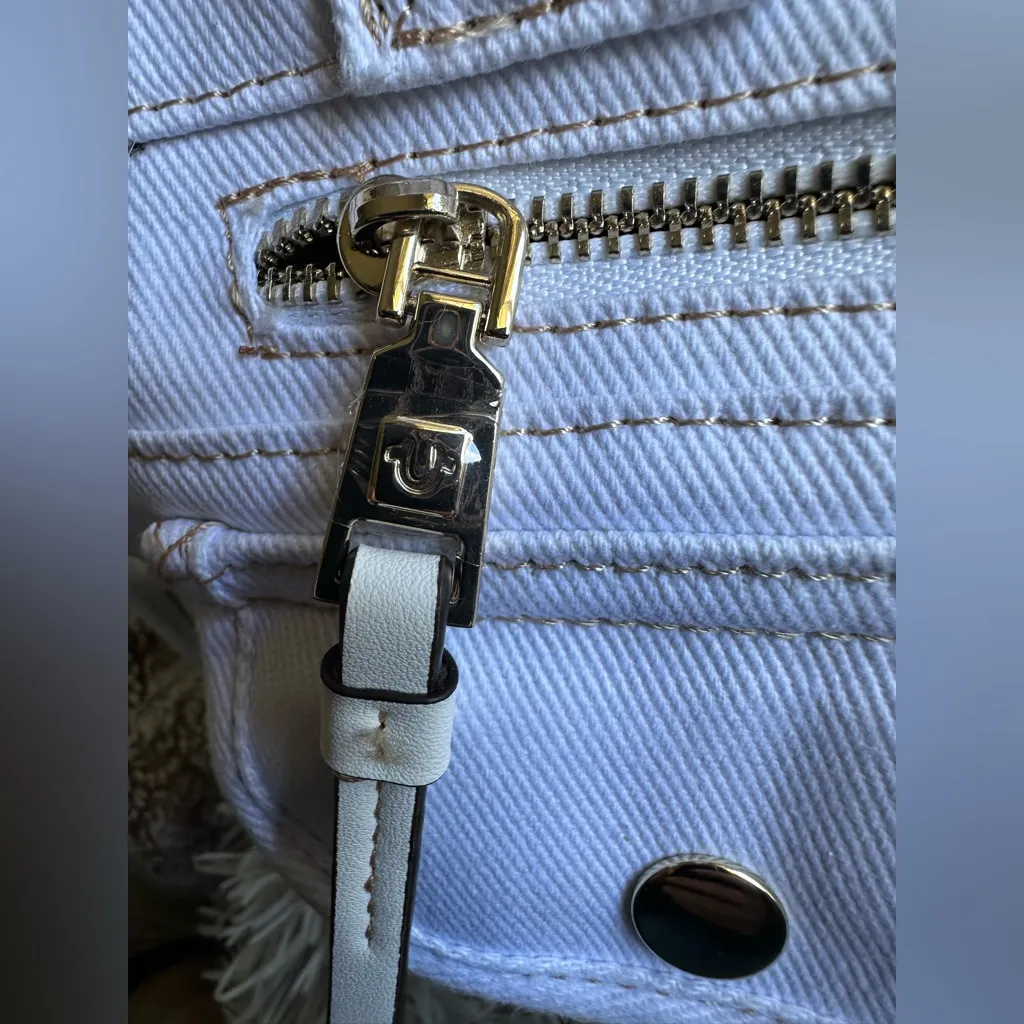 True Religion Multi-Pocket Denim Tote NWOT - Image 14