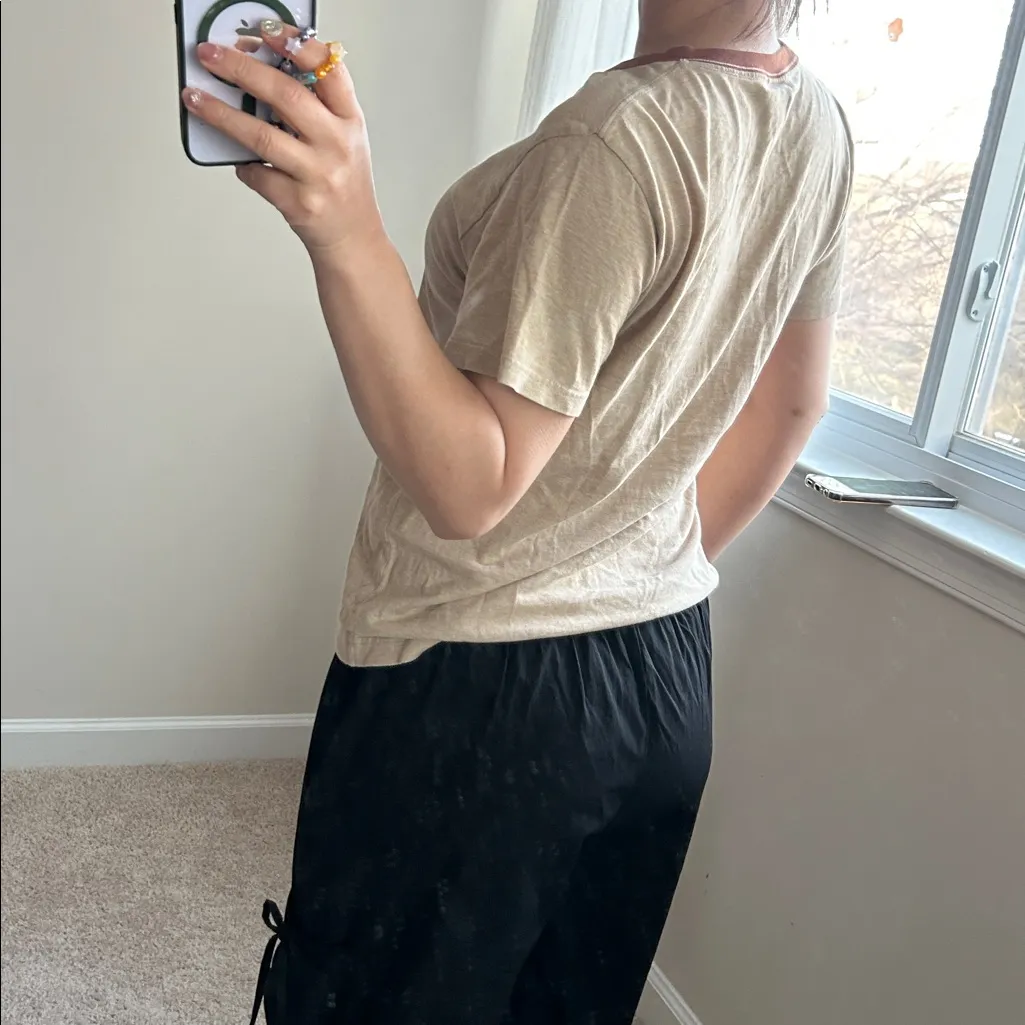 Keith Haring Good luck tee. Xs Brown - Image 9