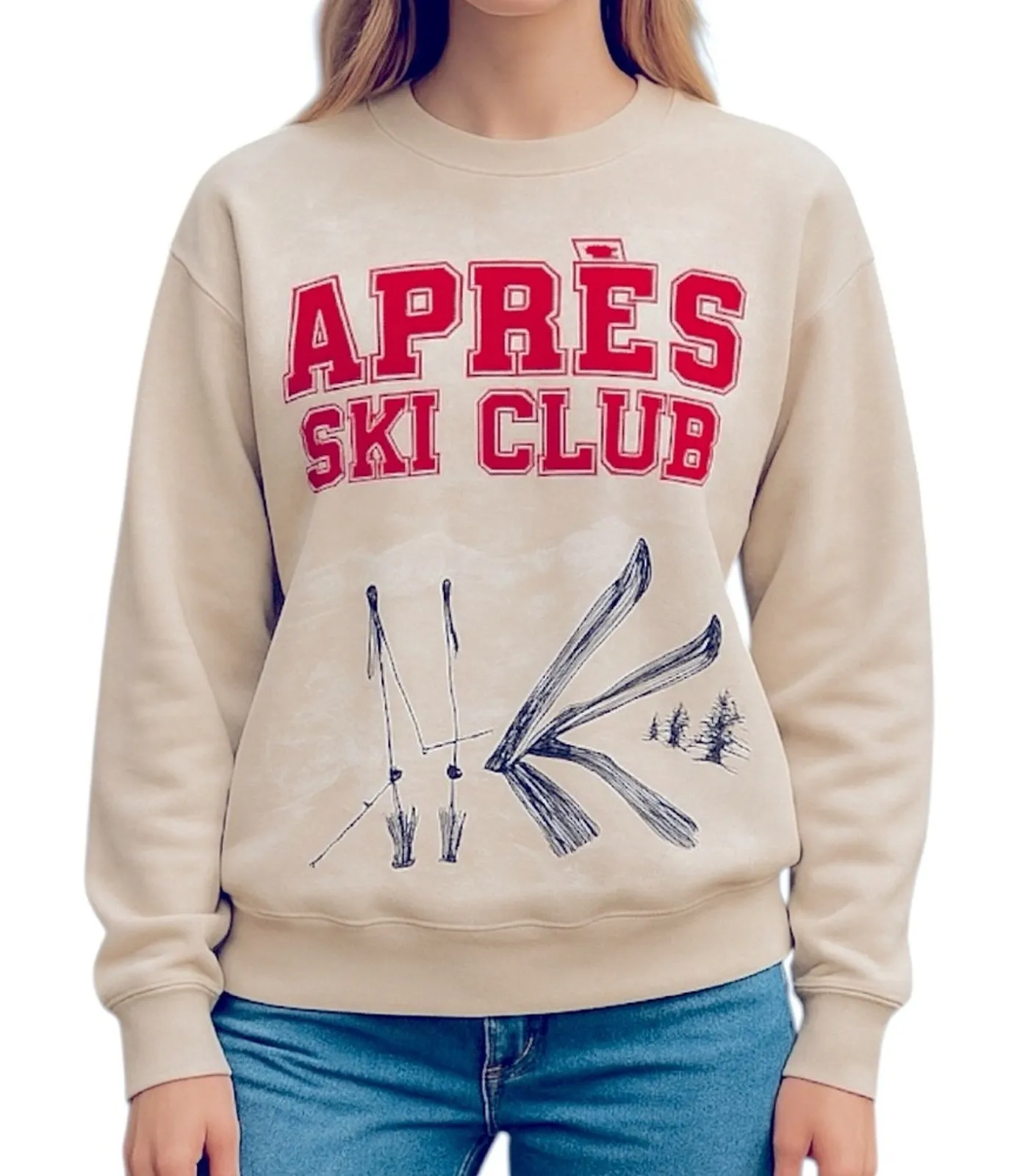 Chemistry Après-ski Club Crewneck Sweatshirt NWT Size Large Winter - Image 1