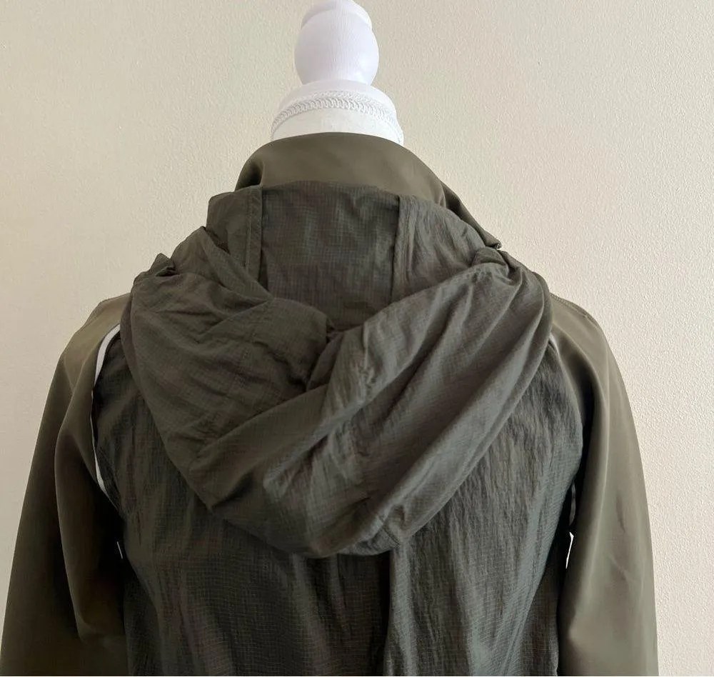 Outdoor Voices Frostknit Pullover Hoodie in Olive Green NEW Size Small - Image 9