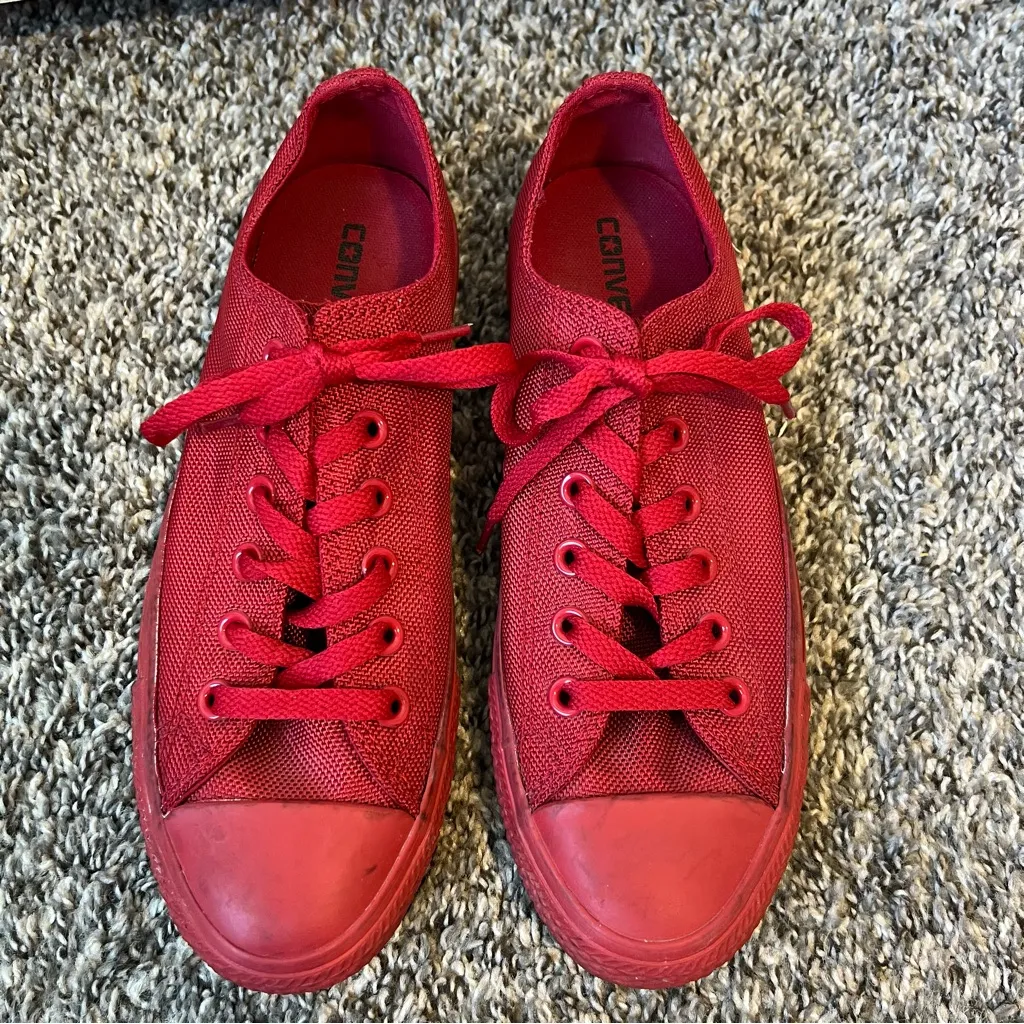 Converse Chuck Taylor All Star Classic All Red Rare Sneakers Women’s Size 8‎ - Image 2