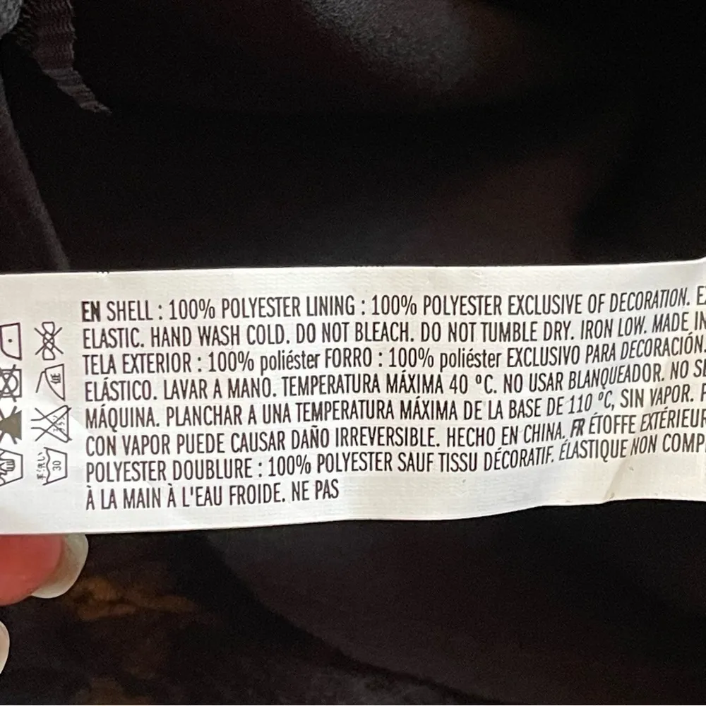 Endless Rose Gridded Mesh Feathered Puff Sleeve Mini Dress Black Sz XS - Image 5