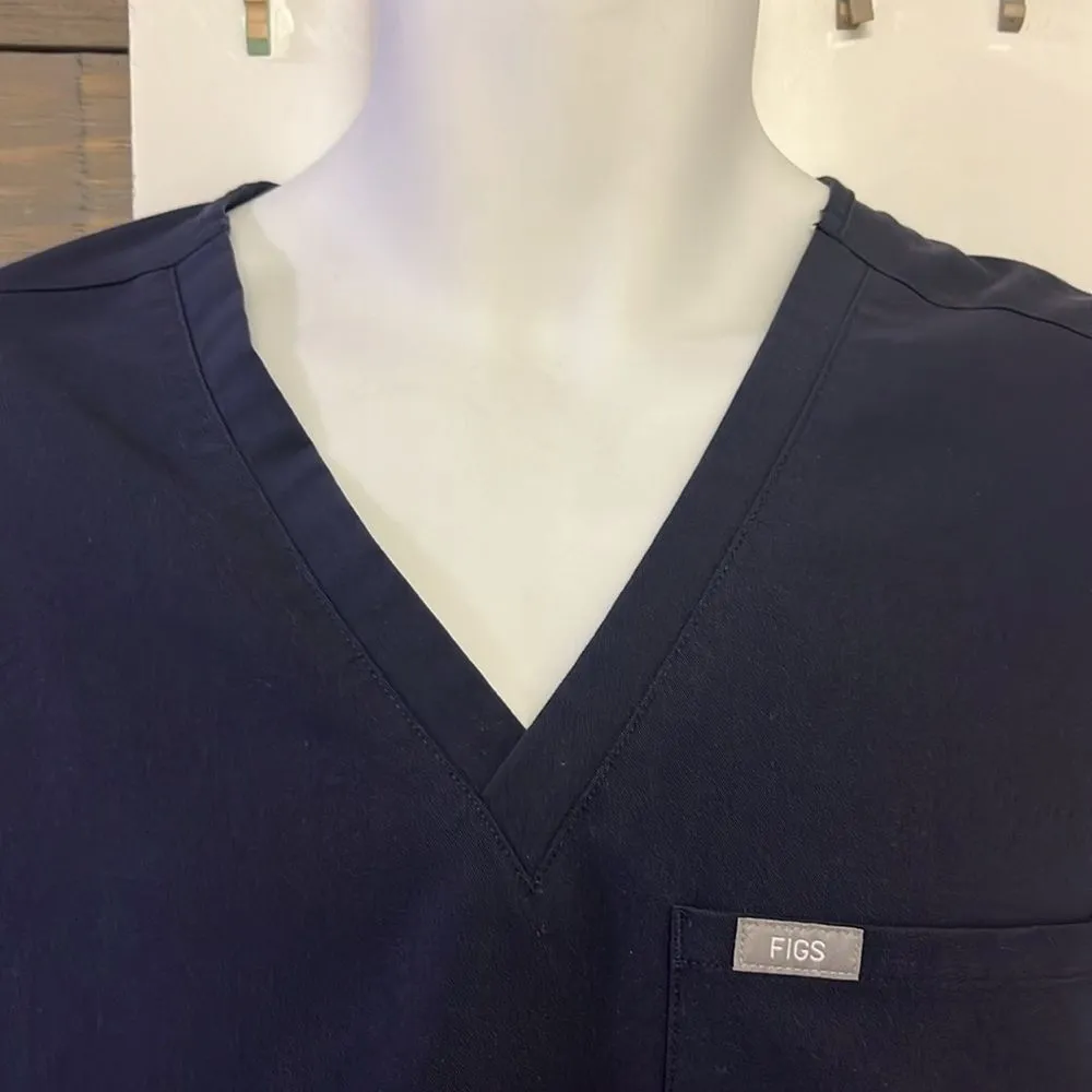 Technical Collection Short Sleeve Scrub V-Neck Shirt w/ Pocket- Medium - Image 7