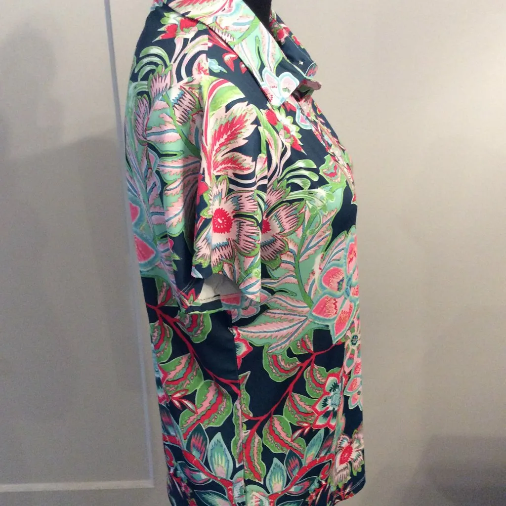 CEGOLFS Women's Polo Floral Small S Golf - Image 3