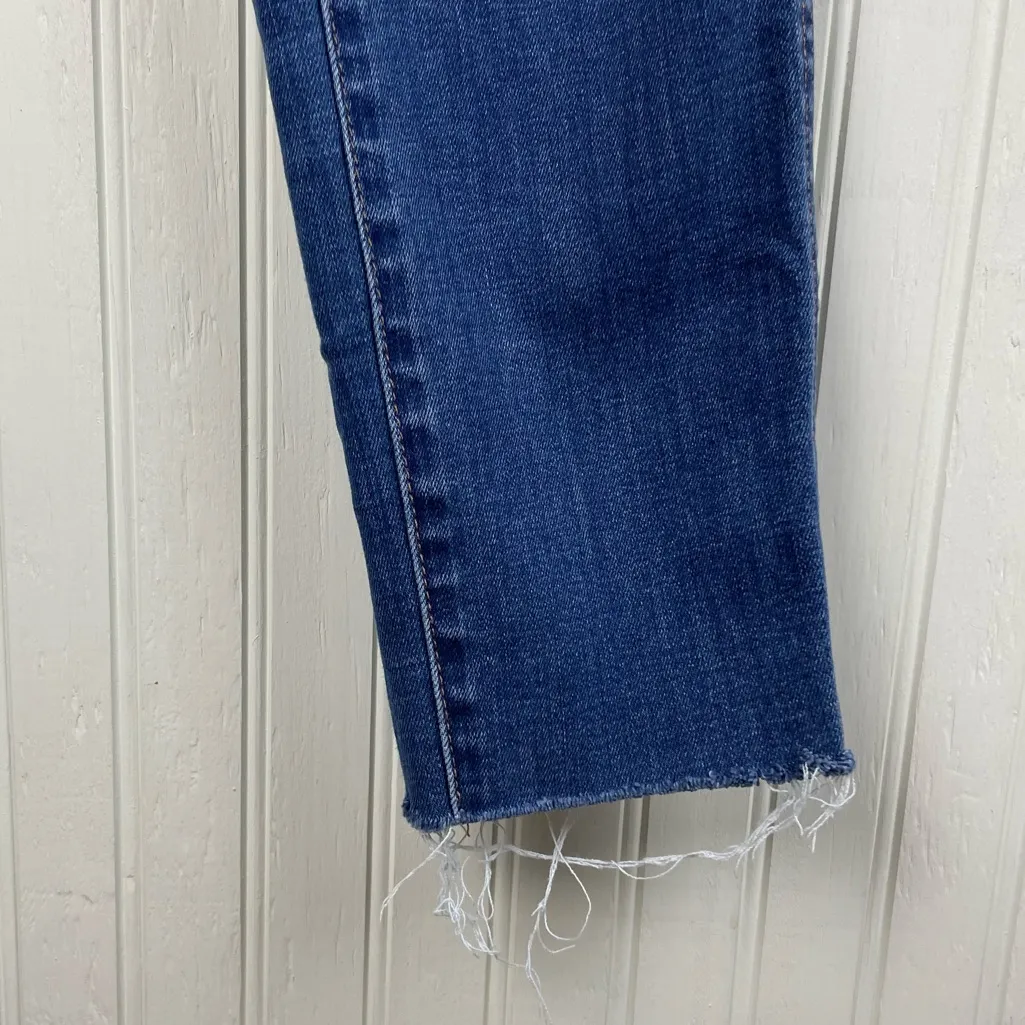 Madewell 10" High-Rise Skinny Crop Jeans Button Front K7520 Women's Size 27 - Image 9