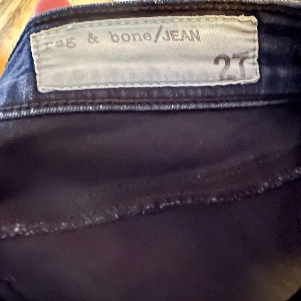 Rag & Bone Ankle Side Zip Midnight Blue Women Dark Skinny Denim Jeans - Image 8