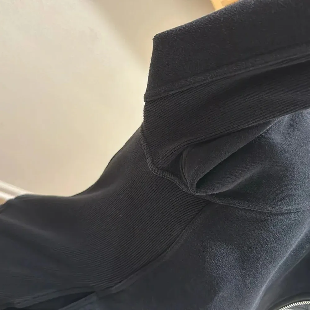 Lululemon black radiant jacket II womens 6 thumbholes full zip - Image 13