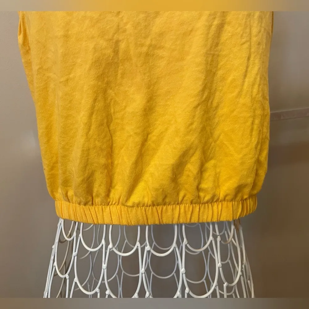 Forever 21 Yellow Cropped Tank Top - Image 5