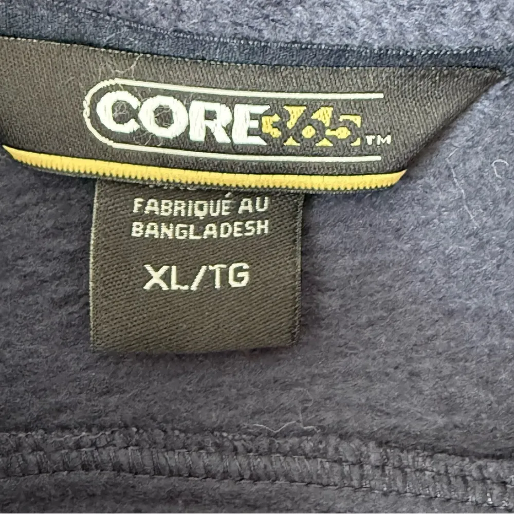 Nashville NWT Core365 Navy Blue Fleece Zip Vest‎ cowboy boot Embroidery XL - Image 5