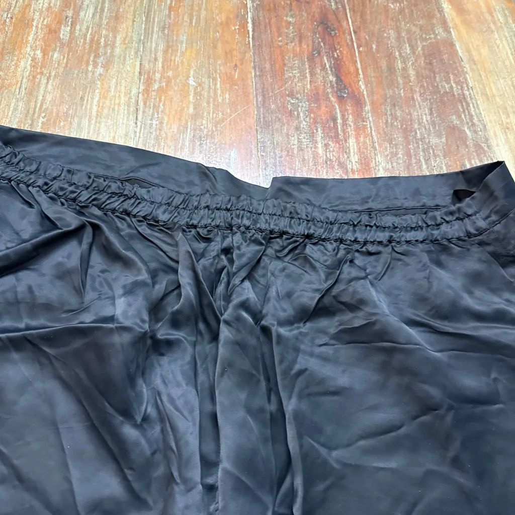 Women's Athleta Black Calm Cool Wide Leg Pajama Pants 3X NWT Silky - Image 11