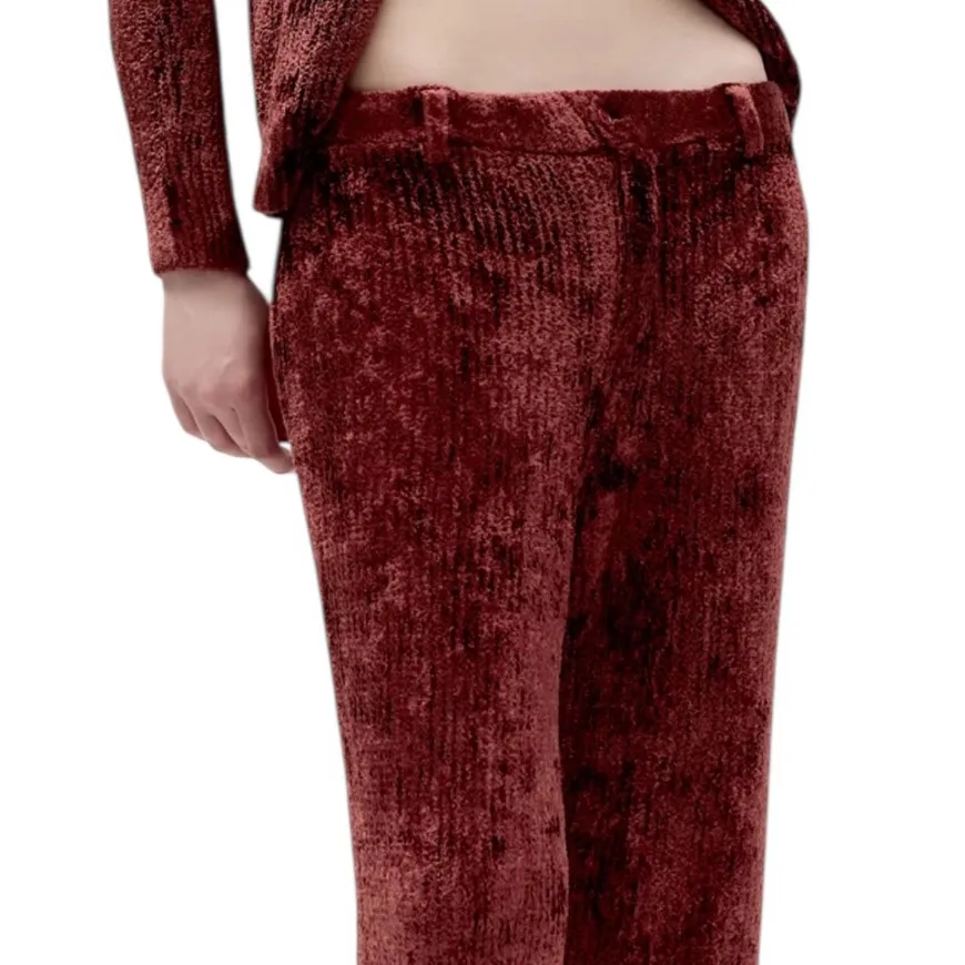 NWT Aya Muse Chenille Cyro Pant in Rust Size S Brown - Image 7