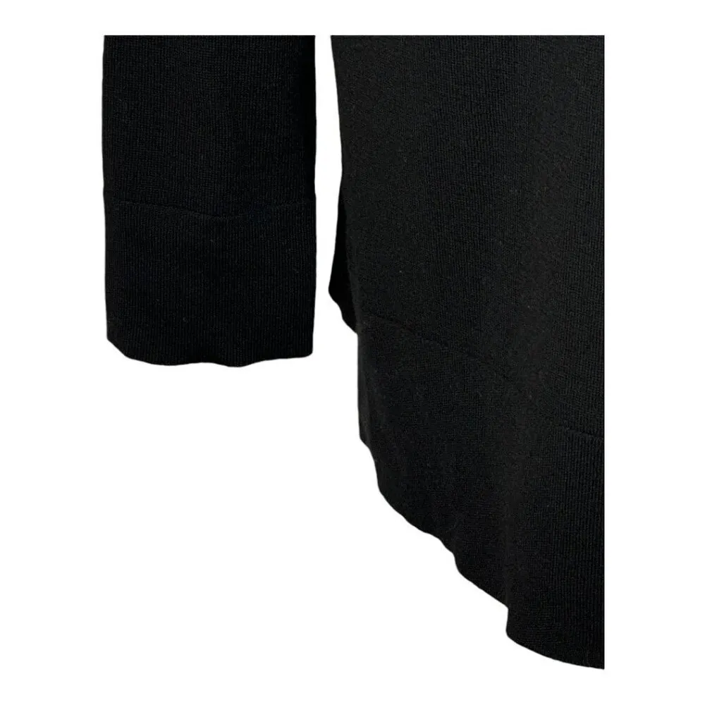 Pendleton Sweater Women Medium Black Merino‎ Wool Knit Lightweight Pullover - Image 8