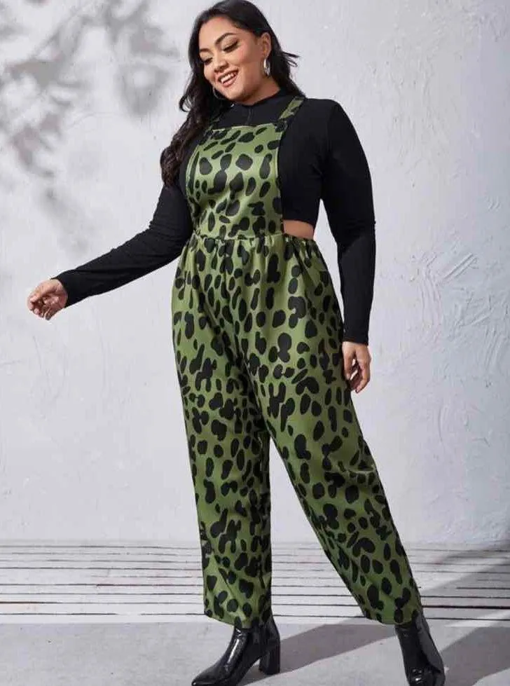 Plus Size Jumpsuit Green - Image 4