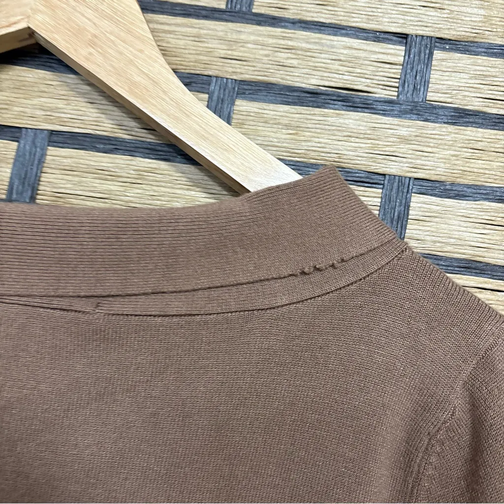 Pierre Cardin‎ Brown Sweater Top Size XL - Image 5