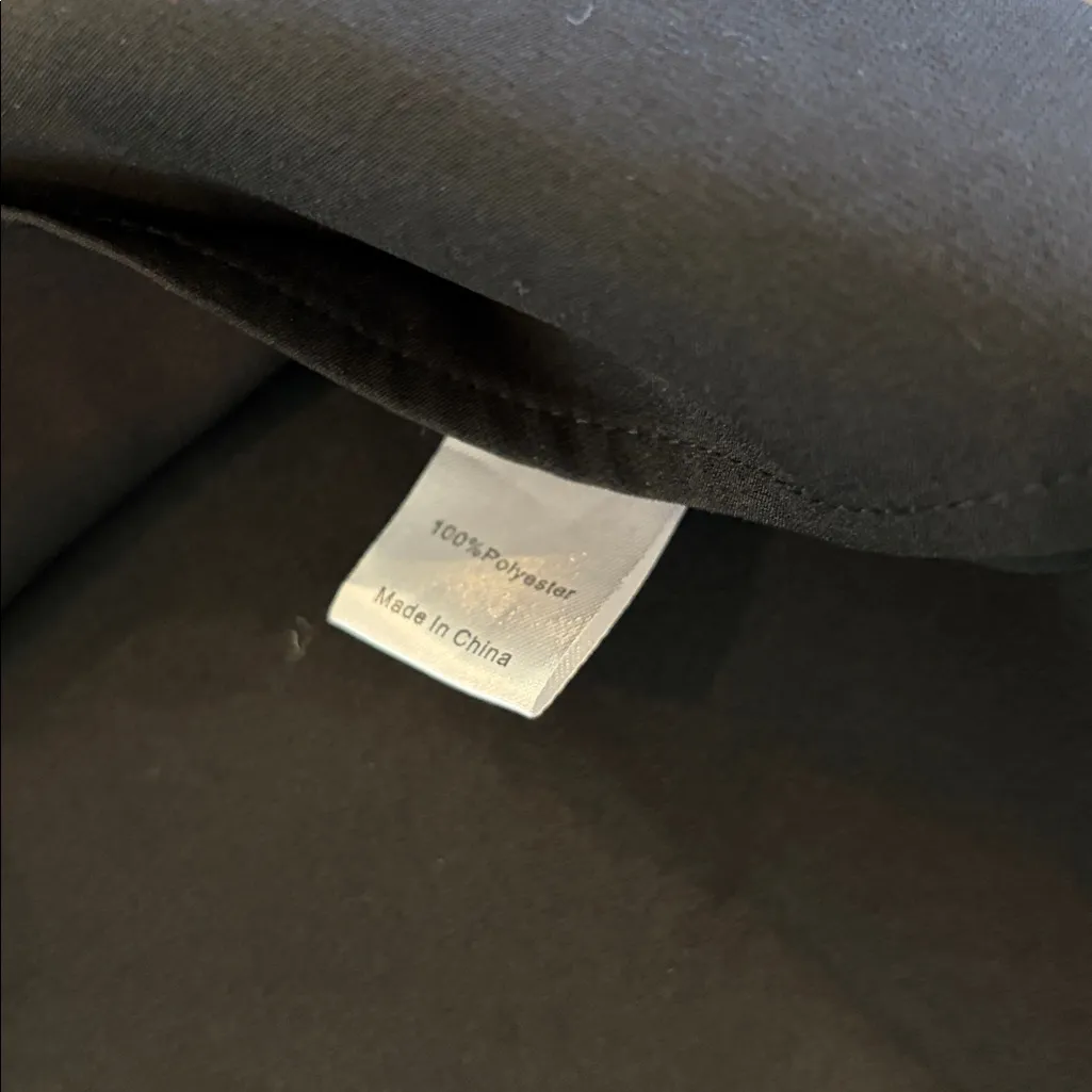 Tuckernuck Stretch Crepe Royal Shirt Dress With Pockets Sz M - Image 11