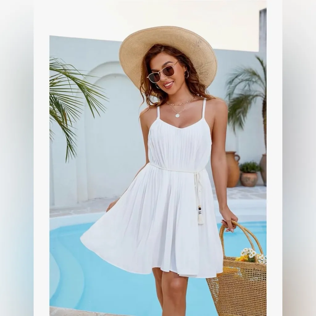 NEW Blooming Jelly Swimsuit Coverup Beach Dress M - Image 6