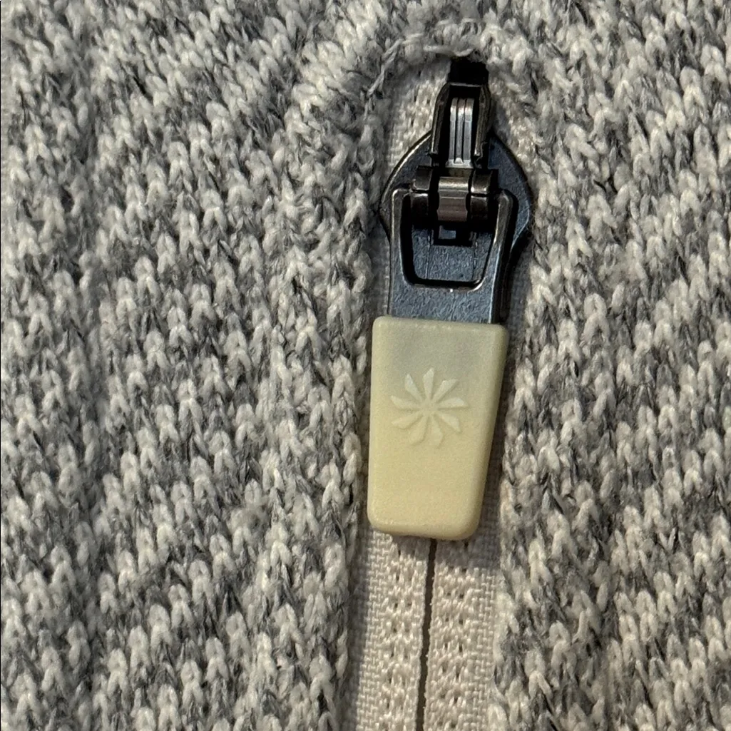 Athleta Trailwinds Hike Zip Jacket Herringbone Grey Women’s XS Extra Small - Image 5