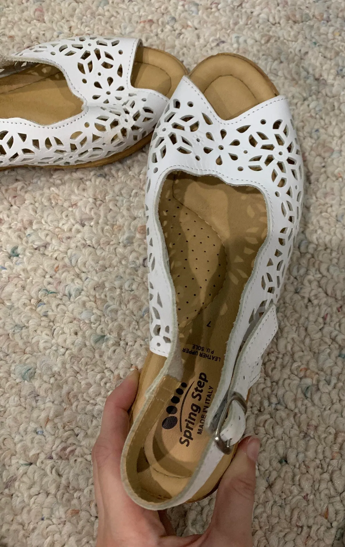 Spring Step Wedge Sandals - Image 3