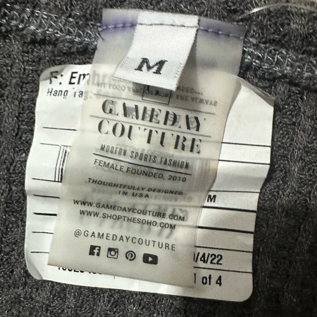 ECU color block cardigan size M Gray Size M - Image 5