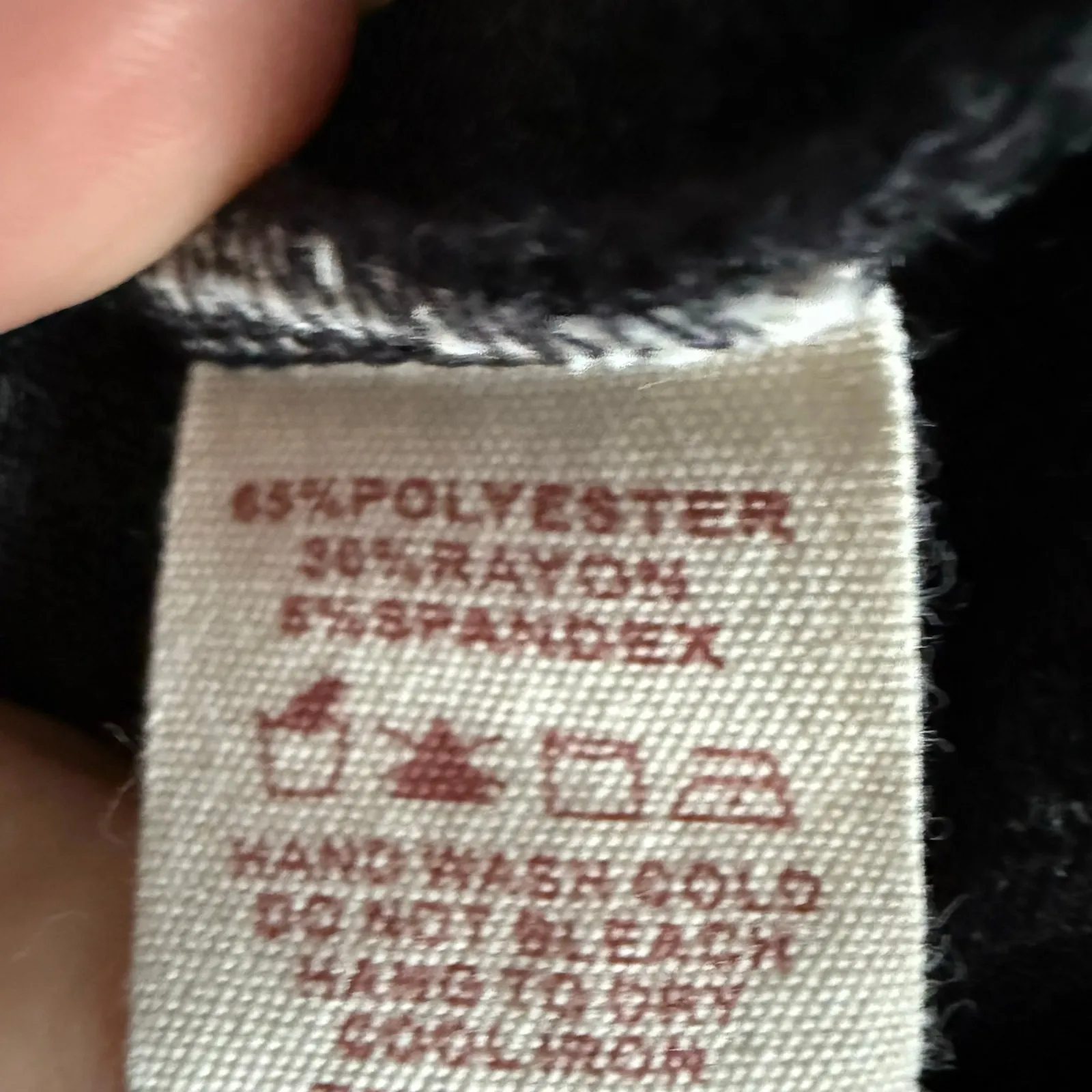 Hem and Thread‎ Long Sleeve Gray Sweater Size Medium - Image 10