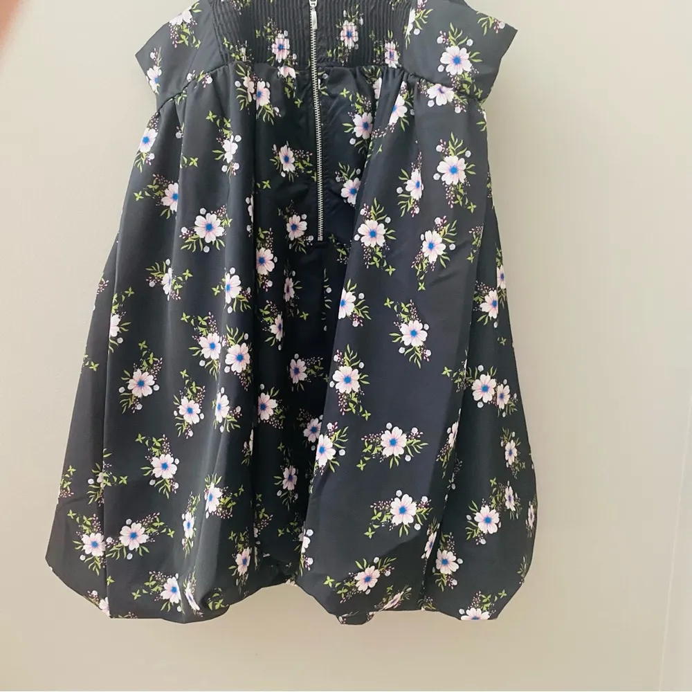 Free People Bubble Mini Dress Black Sz Small - Image 11