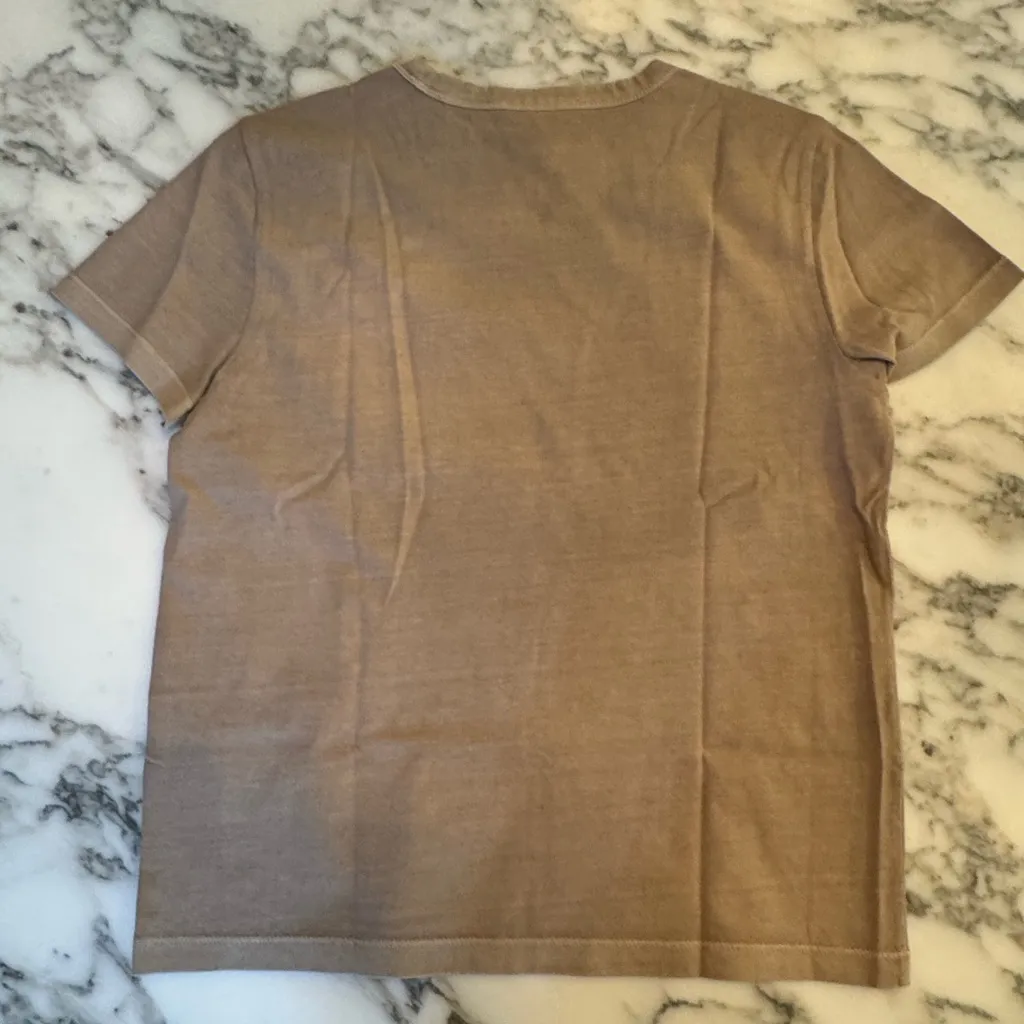 NWT Madewell Cotton Perfect Crewneck Sagebrush T-shirt Small stain Sz XXS - Image 9