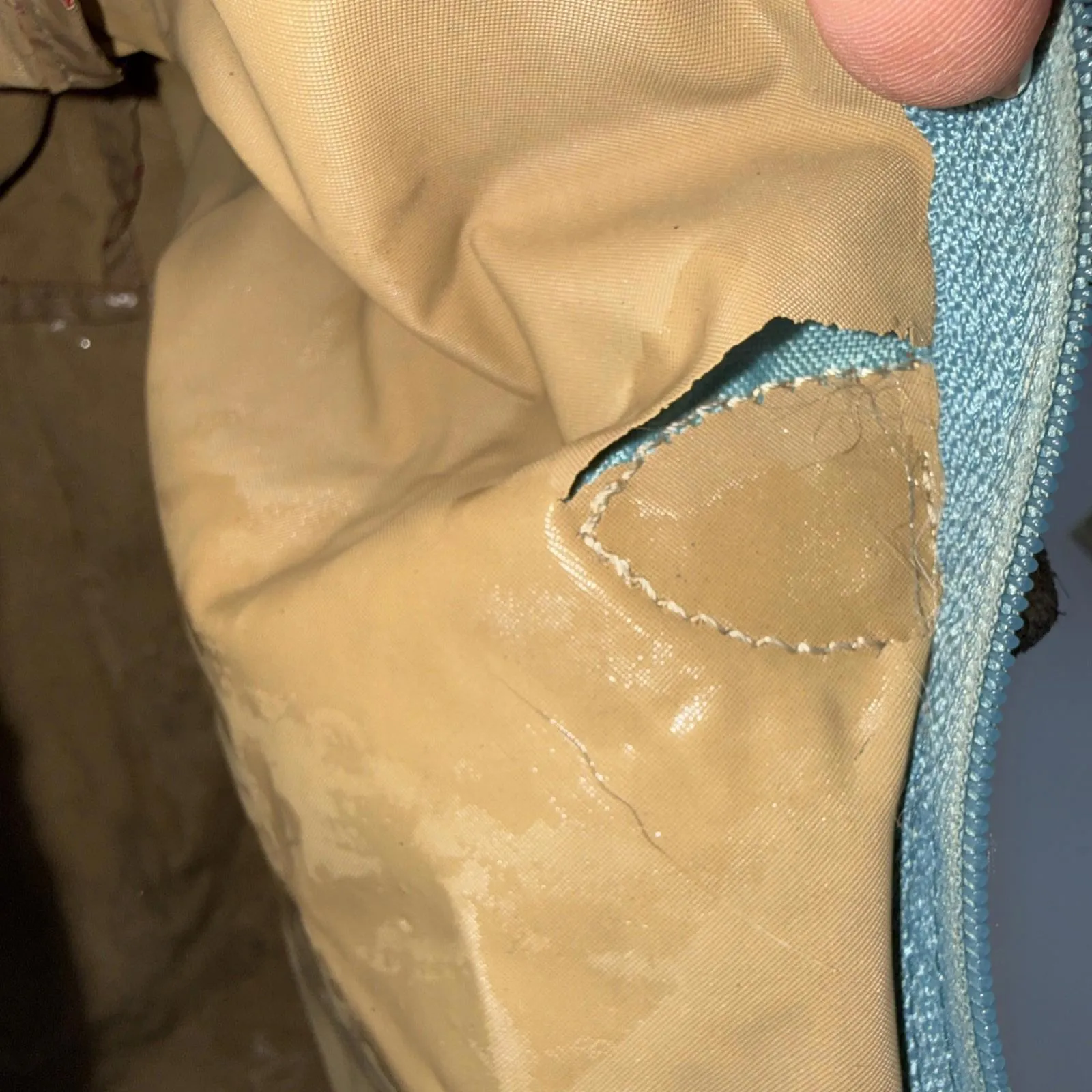 Longchamp Le Pliage Turquoise Blue France Travel Small Designer Canvas Tote Bag - Image 14