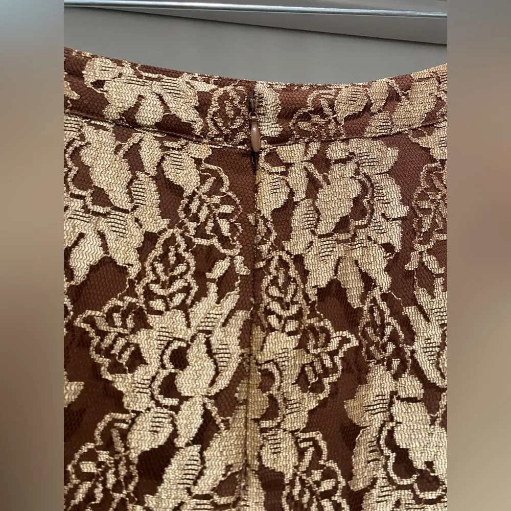 VTG 90s Sunny Taylor Brown & Tan Two - Image 5