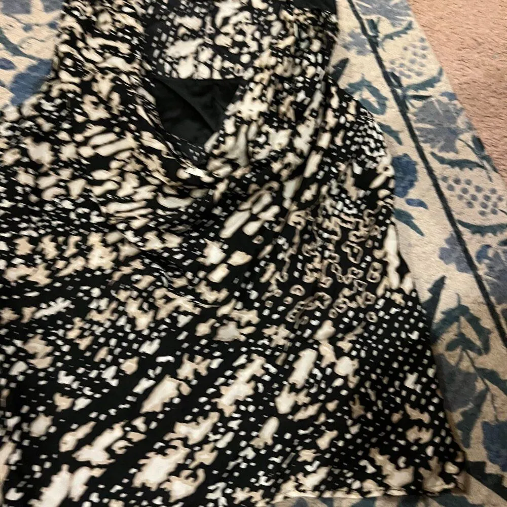 Lafayette 148 silk blouse Black Size 4 - Image 3