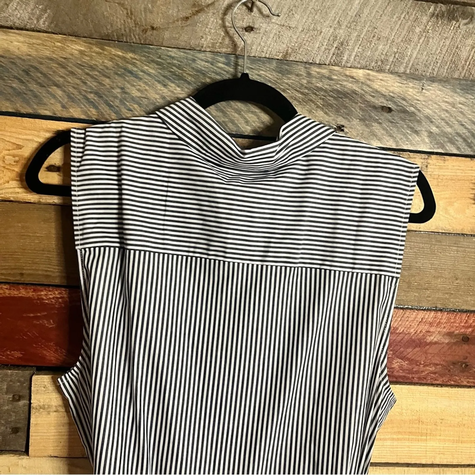 Popsugar Blue And‎ White Stripe Dress Size Large - Image 7