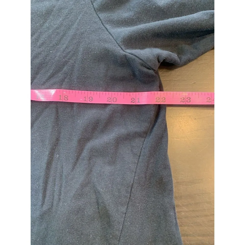 J Jill Pure Jill Tunic Womens XL Top Coastal‎ Boho Lagenlook Minimalistndi Black - Image 9