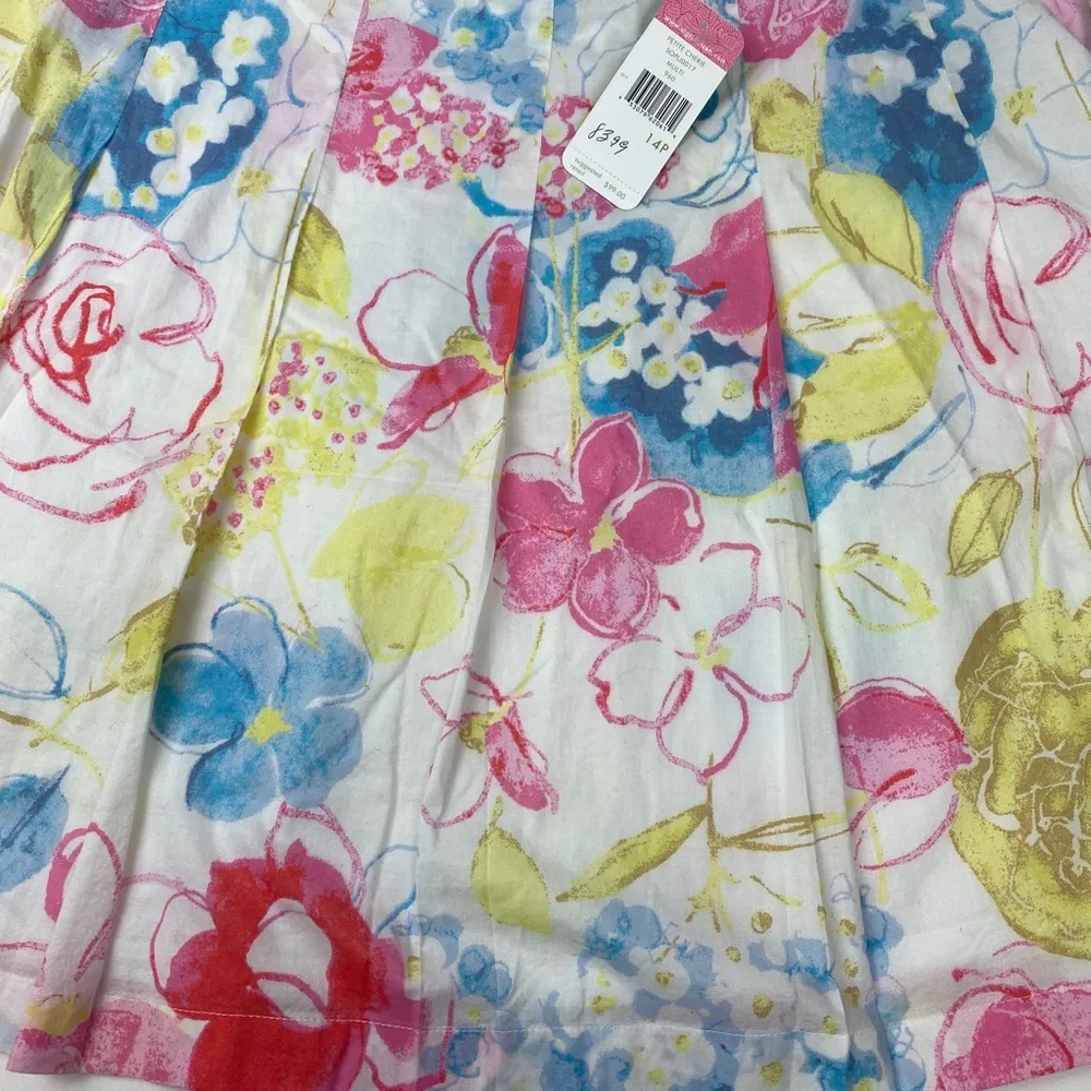Sigrid Olsen Petite Cherie Pastel Floral Skirt NWT Size 14P - Image 3