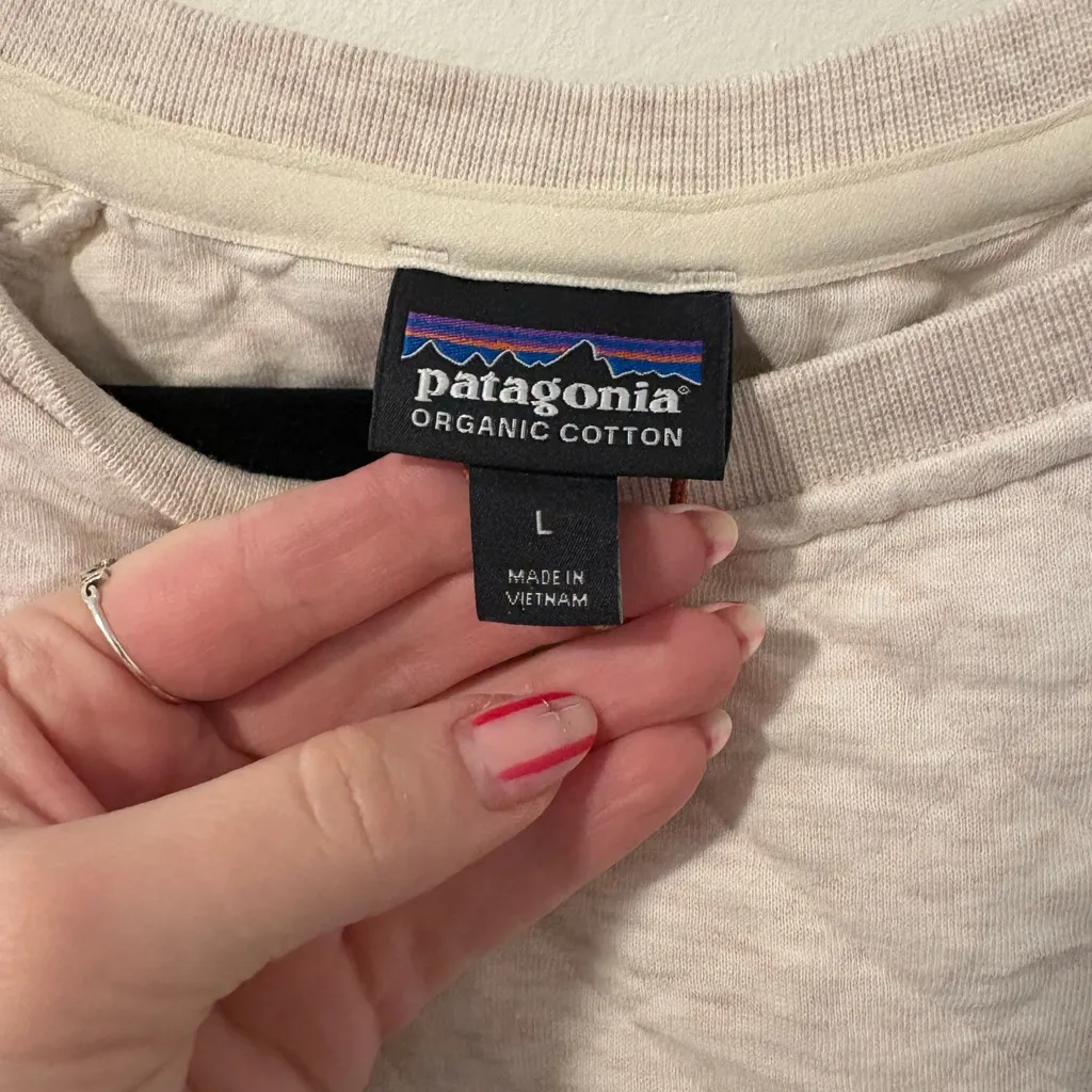 Patagonia Organic Cotton Quilt Crew Large - Image 3