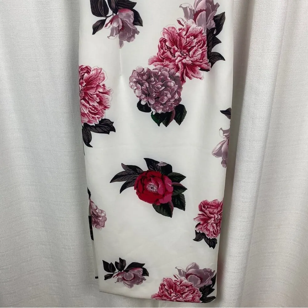 C/Meo Collective Ivory Floral Erase Me Scuba Knit Dress Sz.S NWT - Image 6