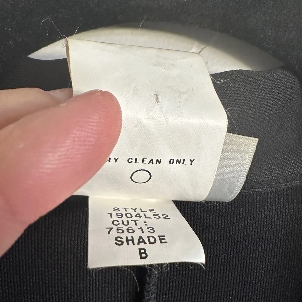 Willi smith black collared midi dress size large - Image 3