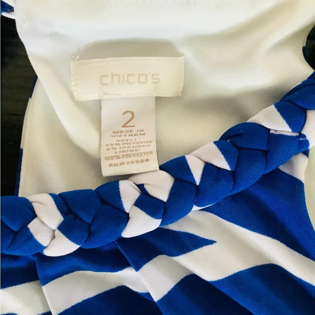 Beautiful CHICO’S maxi dress 💙🤍💙🤍💙 - Image 7