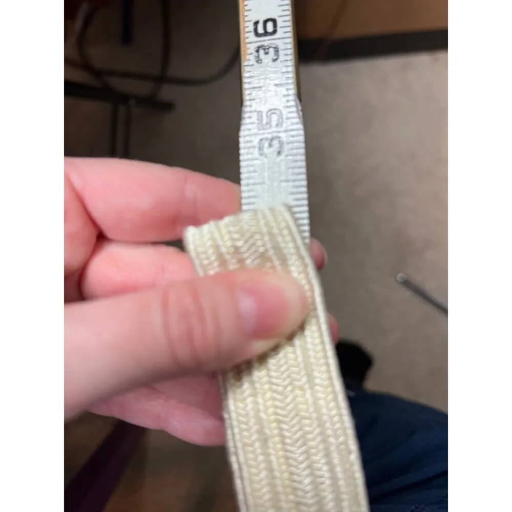 belt rope braided boho white gray peach gold 1980s - Image 8