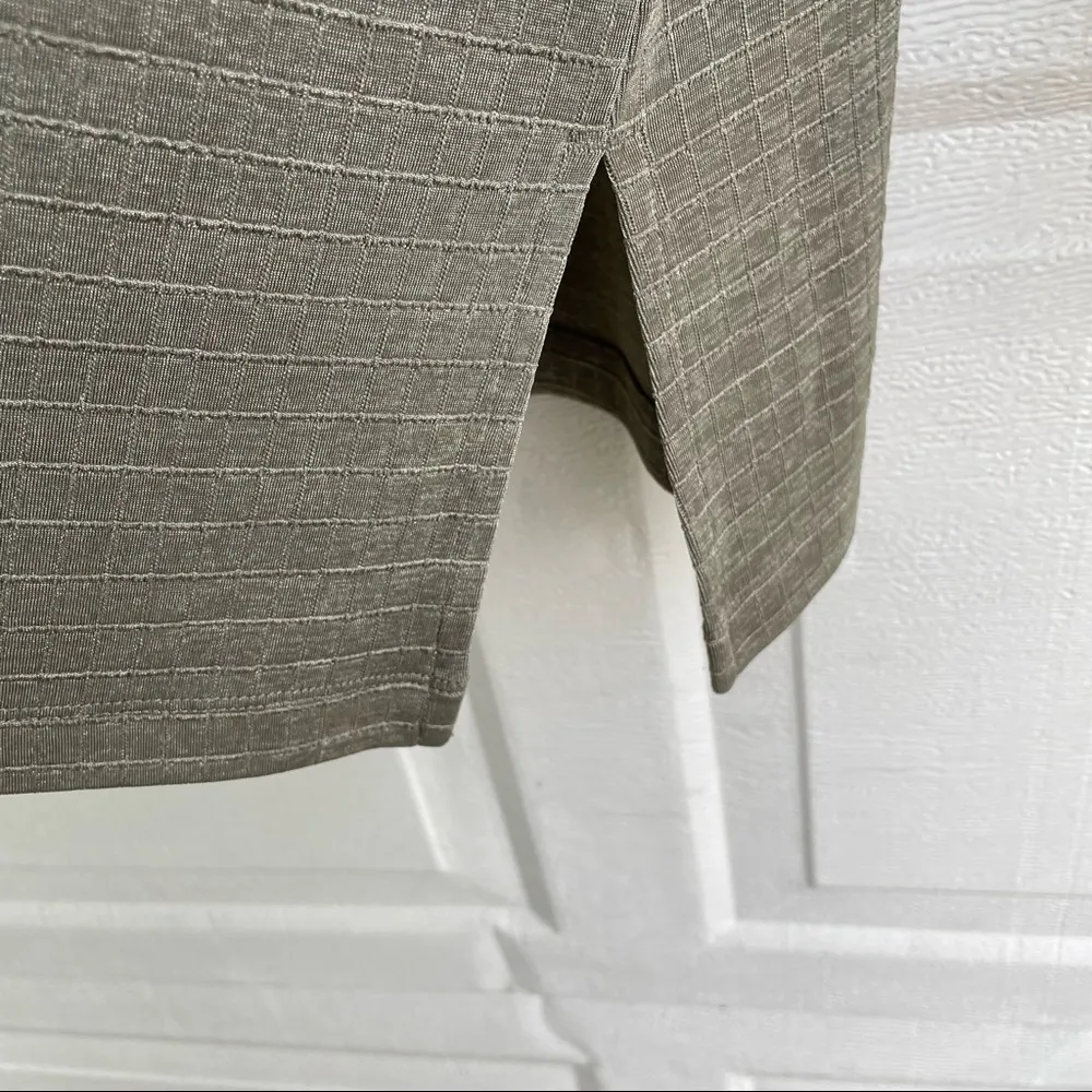 Chicos Womens Cardigan Jacket Open Front Sage Green Slinky Quiet Luxury Large 12 - Image 7