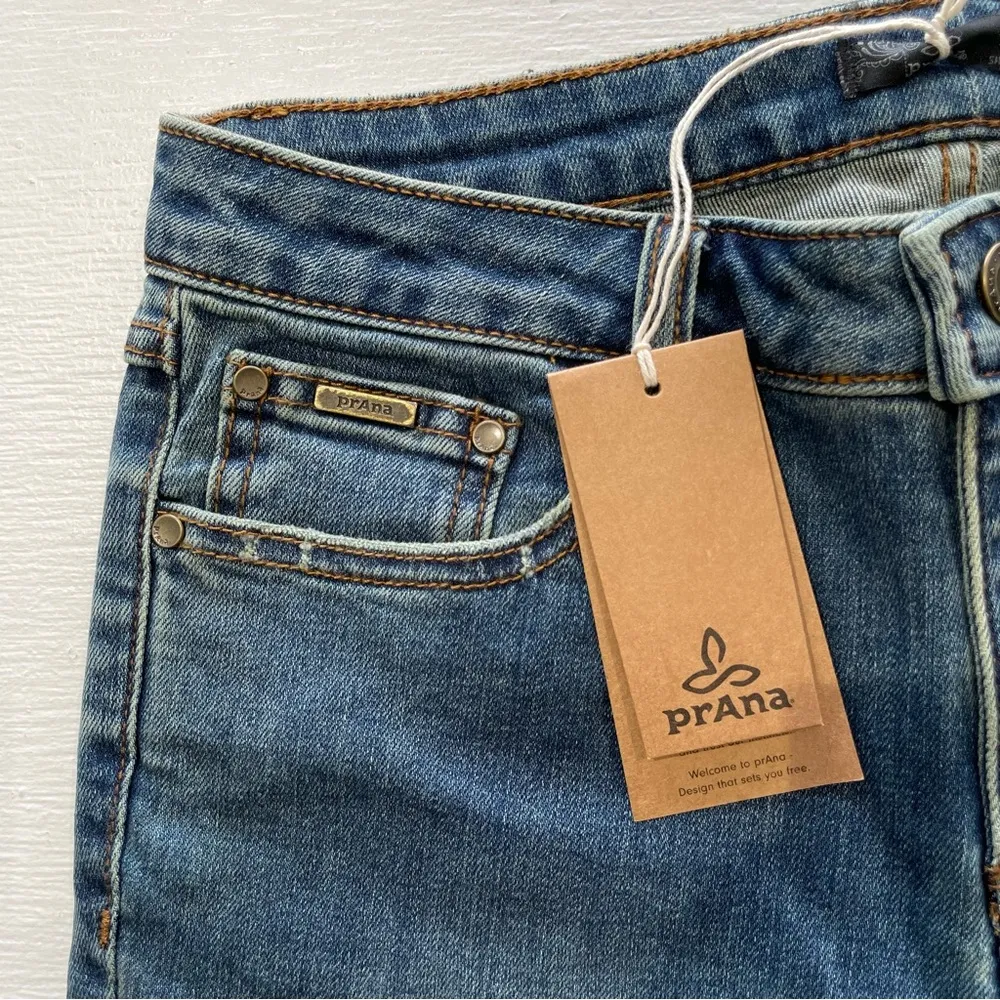 New  Sienna Skinny Jeans Stretch Denim True Blue Size 6 Short Inseam - Image 13