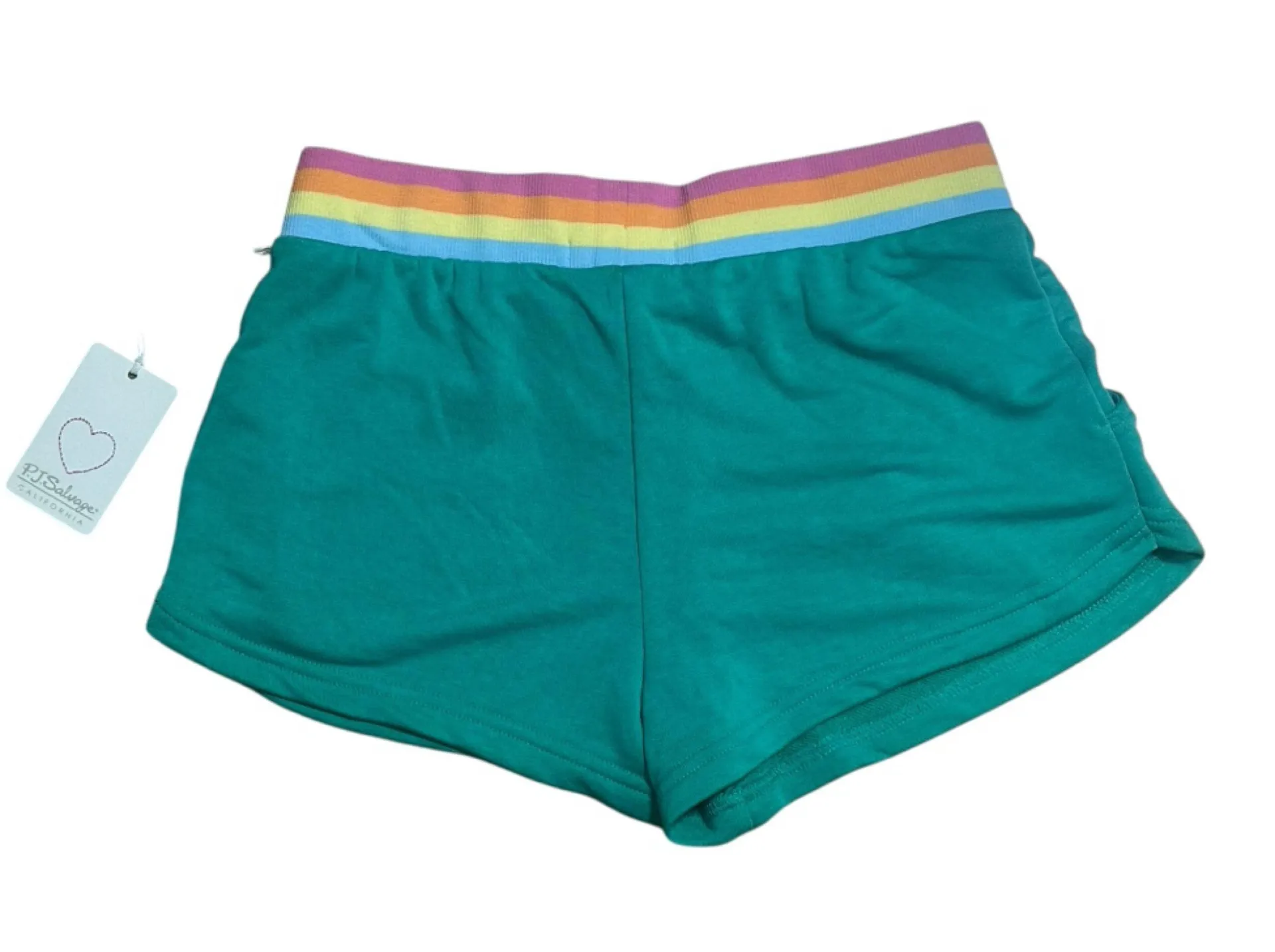 PJ Salvage Live in Color Sea Green Loungewear Shorts NWT Size XS - Image 5