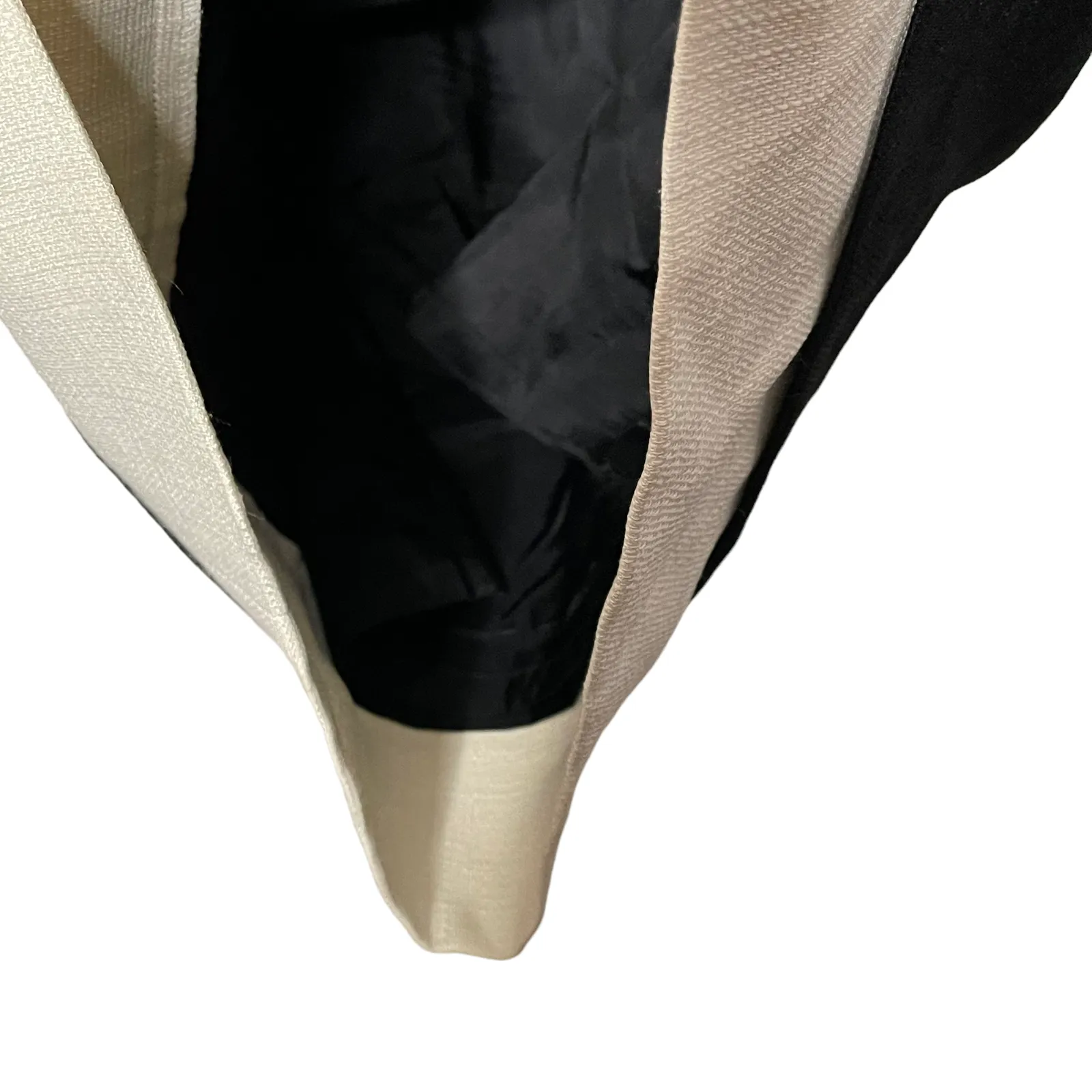 David Meister Womens‎ Sleeveless Dress Size 2 Black Cream Lined USA Made - Image 6