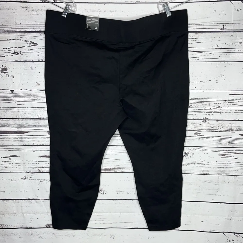 Torrid NWT Sz 4R Black Slim Fix High-Rise Pull On Skinny Ponte Knit Pixie Pants - Image 2