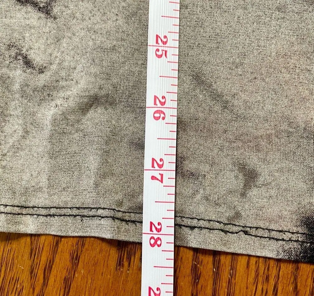 B.L.E.U 3/4 Sleeve Scoop Neck Shirt Black & Tan Size 2X - Image 10