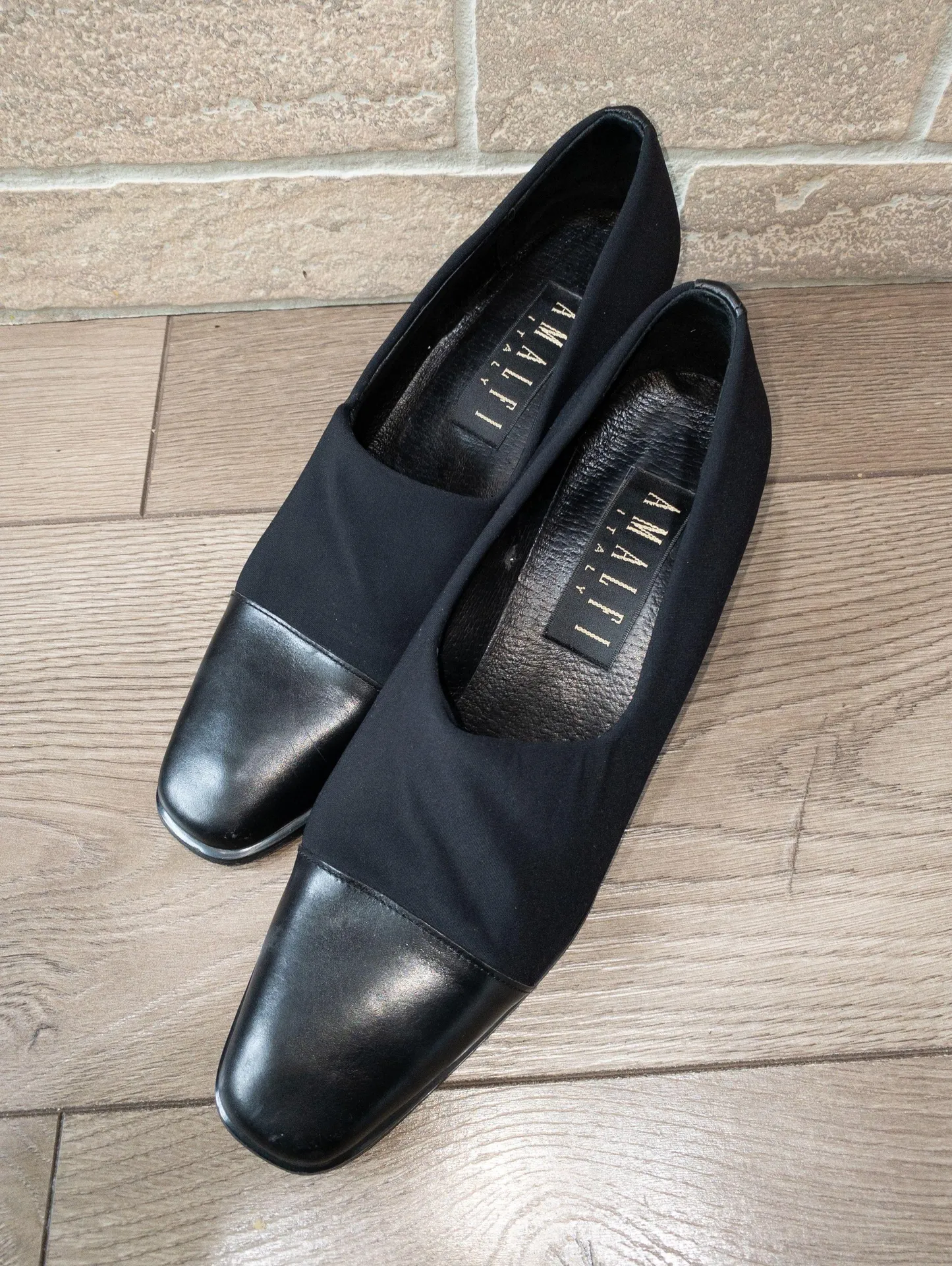 Amalfi Kitten Heels Black Size 7 - Image 2