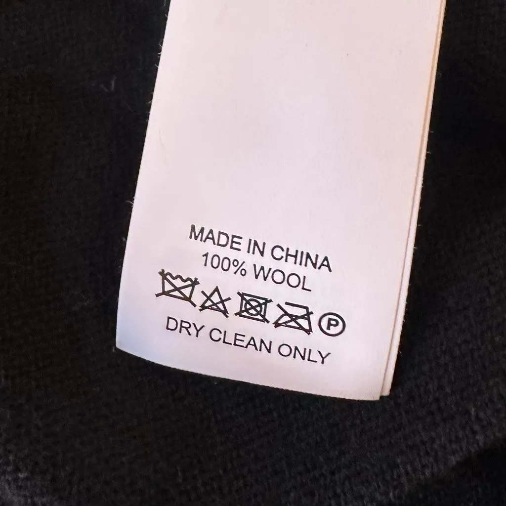 Kate Spade So Foxy Ruffle Studded Sweater in Black Size M - Image 7