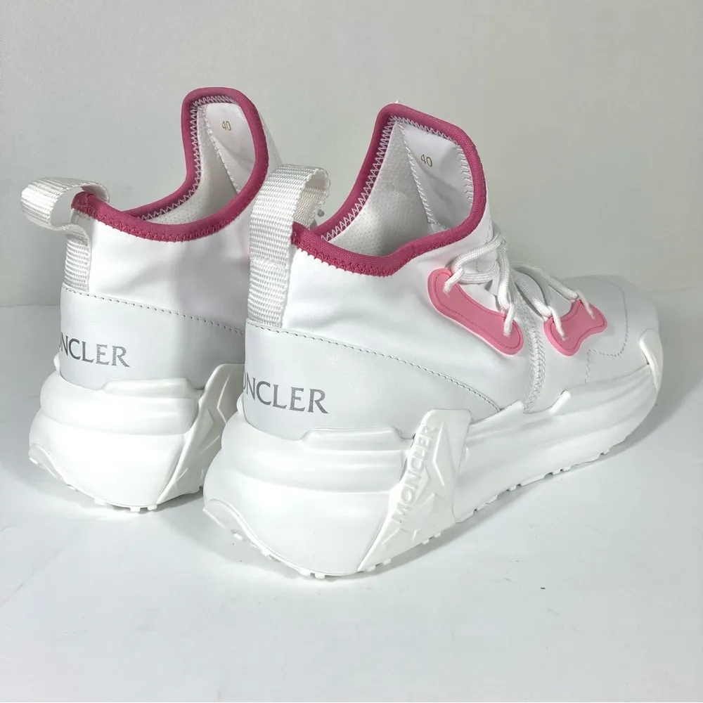 Lunarove Low Top Sneakers White Pink Size EU 40 US 10 NEW - Image 13